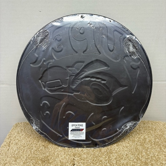 12" Dodge Mopar Super Bee Vintage Style Embossed Round Metal Sign Orange Black - Picture 2 of 3